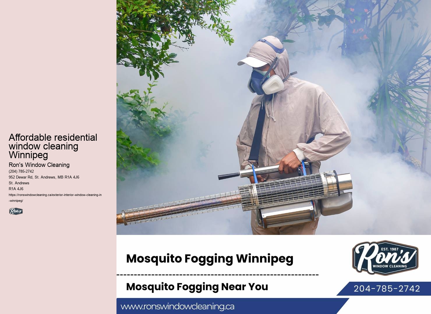 Window cleaning company professionalism Winnipeg