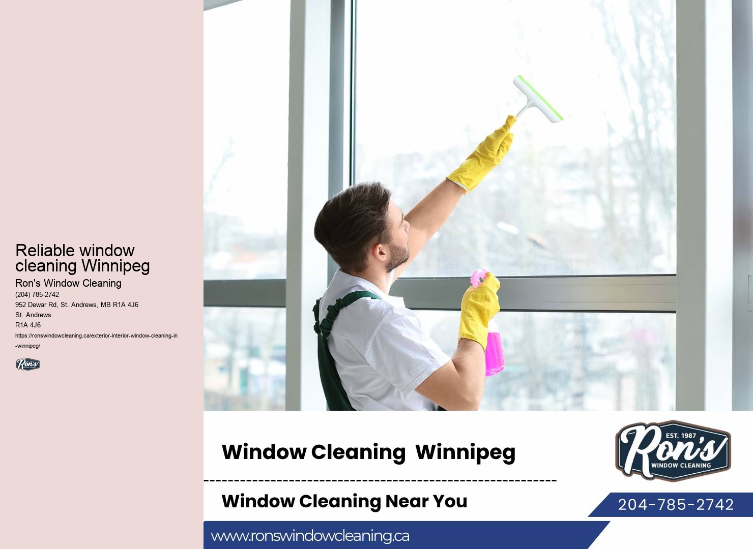 Window cleaning for industrial buildings Winnipeg