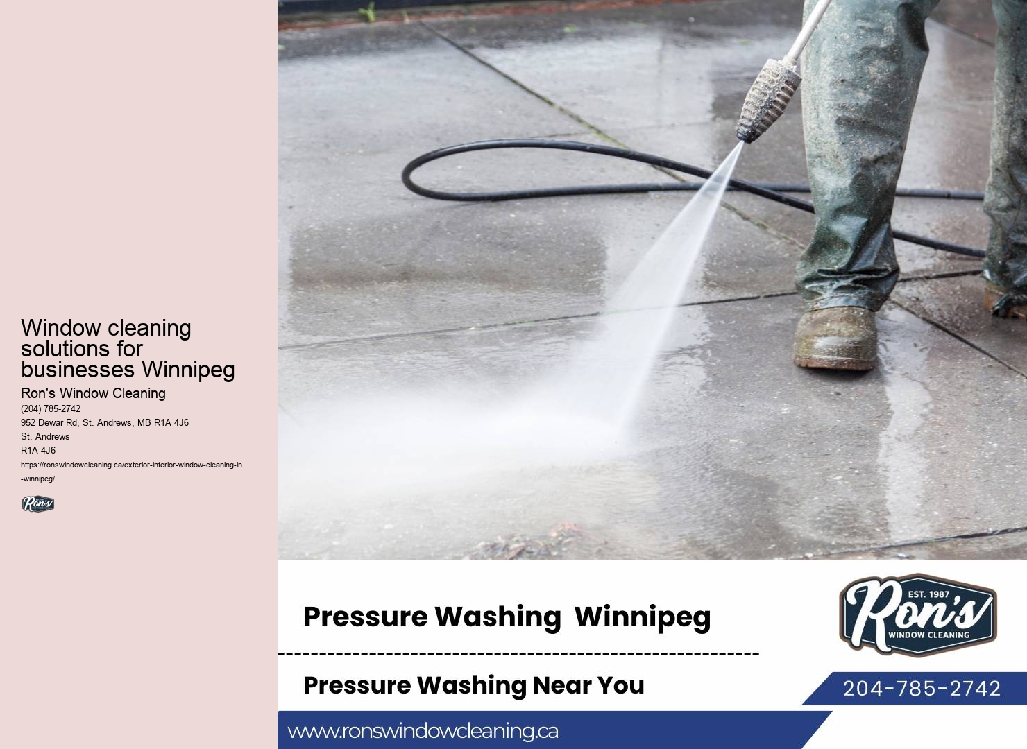 Eco-friendly window cleaning products