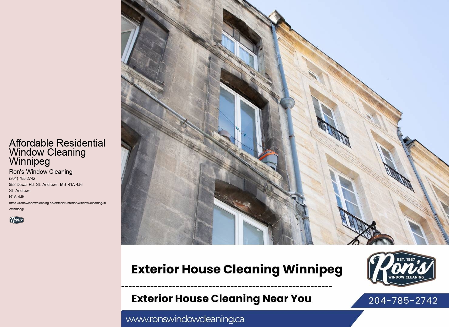 Window Washing Cost Affordable Residential Window Cleaning Winnipeg