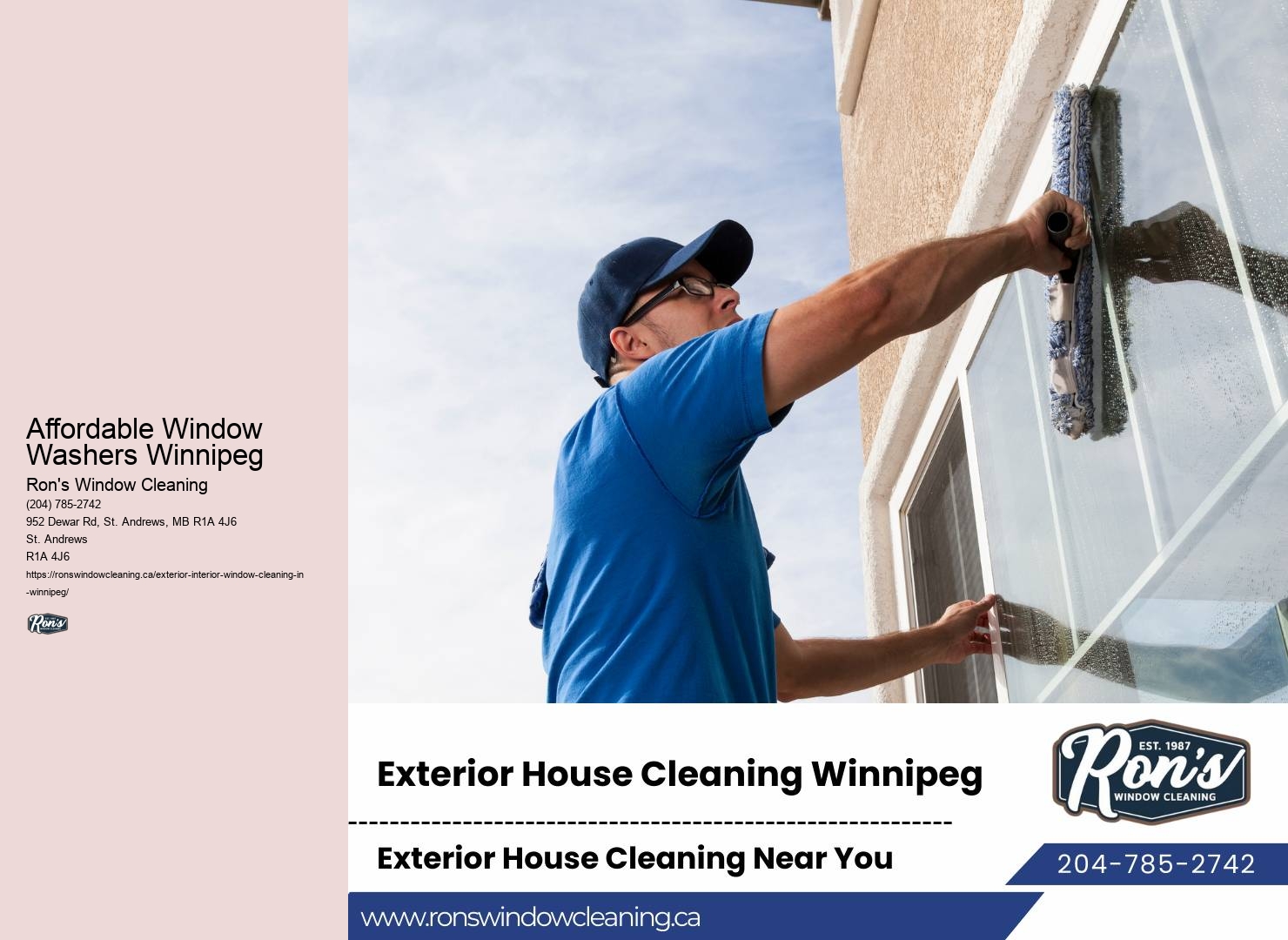 Residential Window Services Near Me Affordable Window Washers Winnipeg