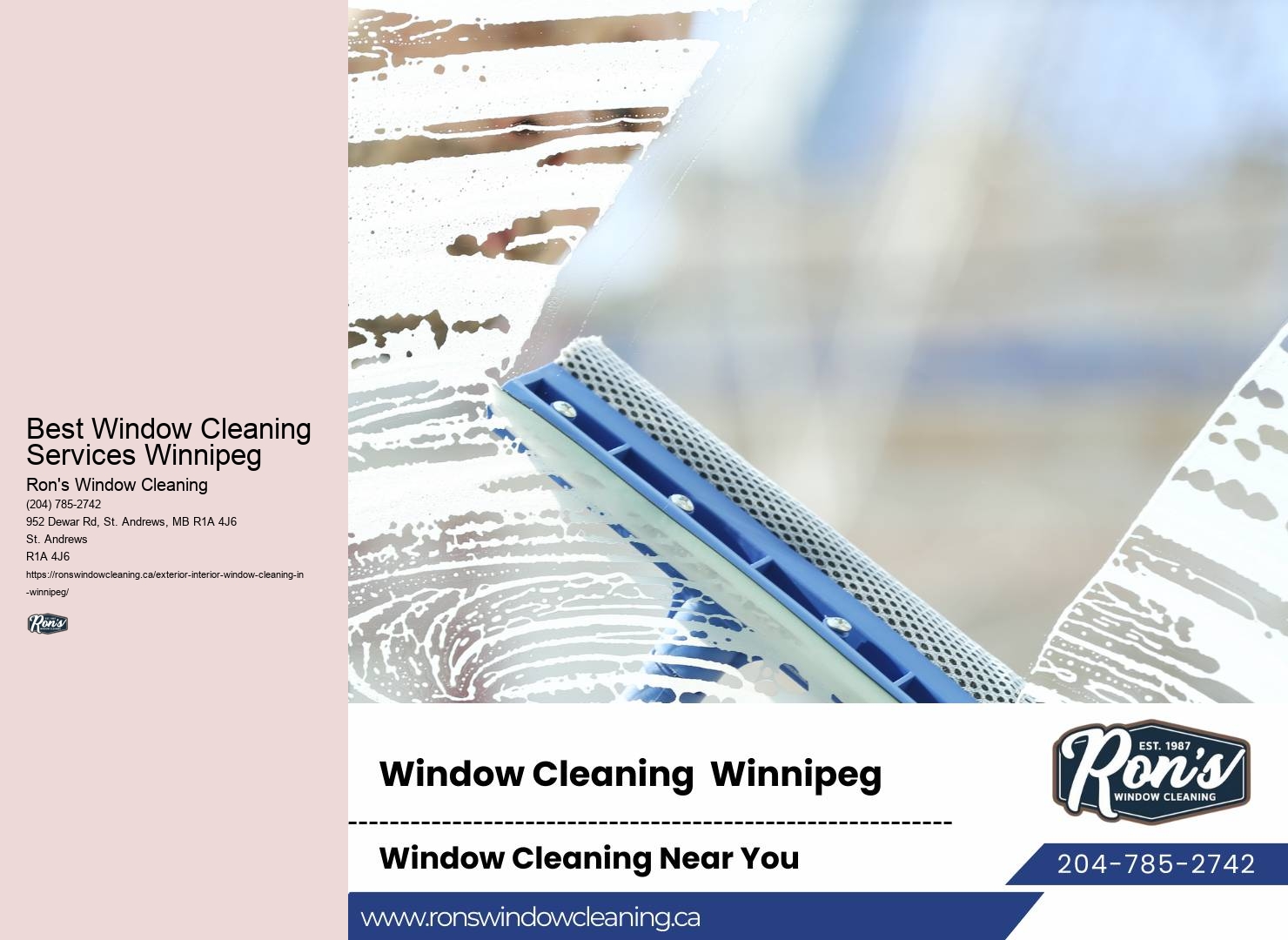 Interior Window Washers Best Window Cleaning Services Winnipeg