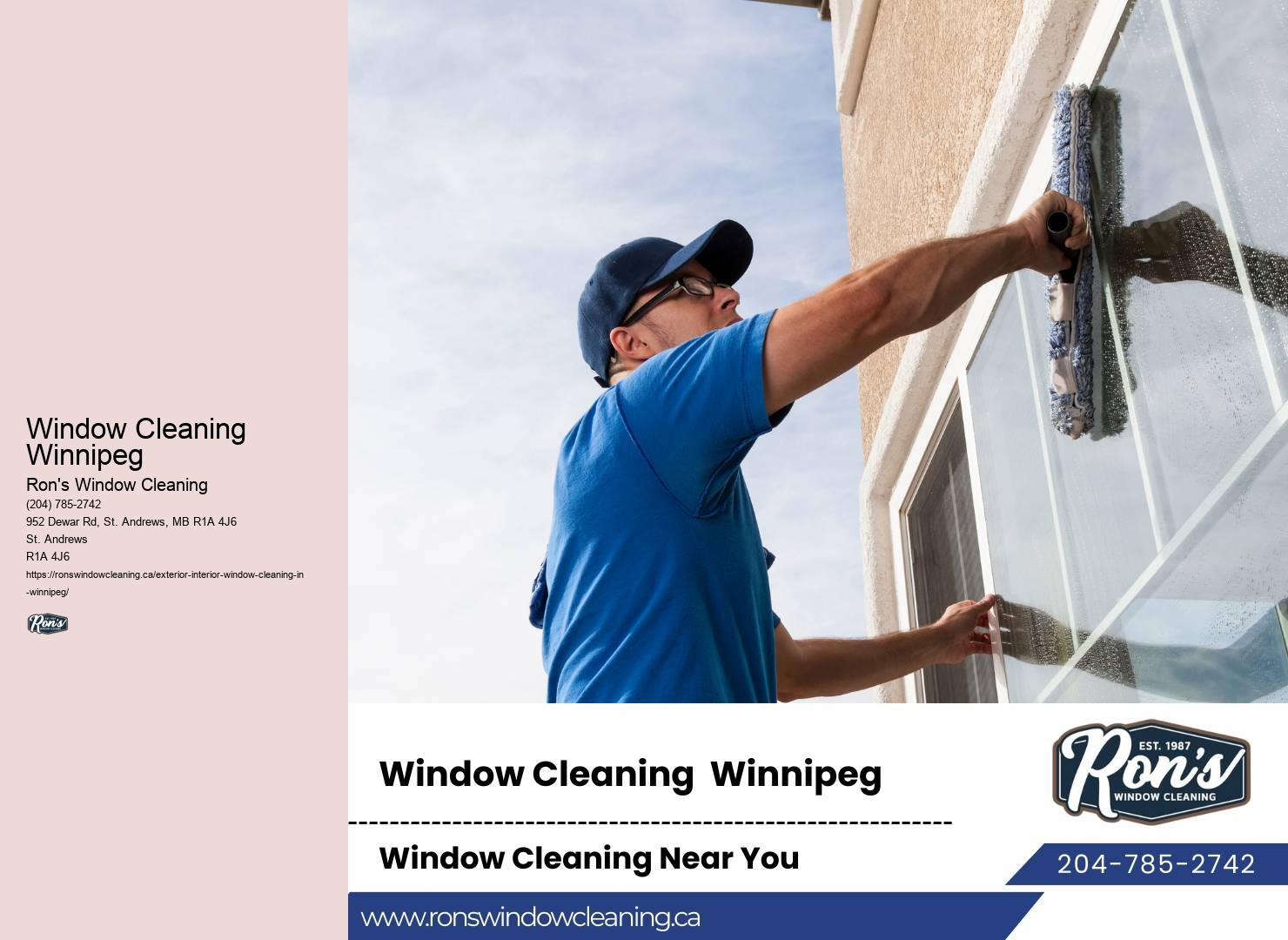 Window Cleaning and Maintenance Window Cleaning Winnipeg