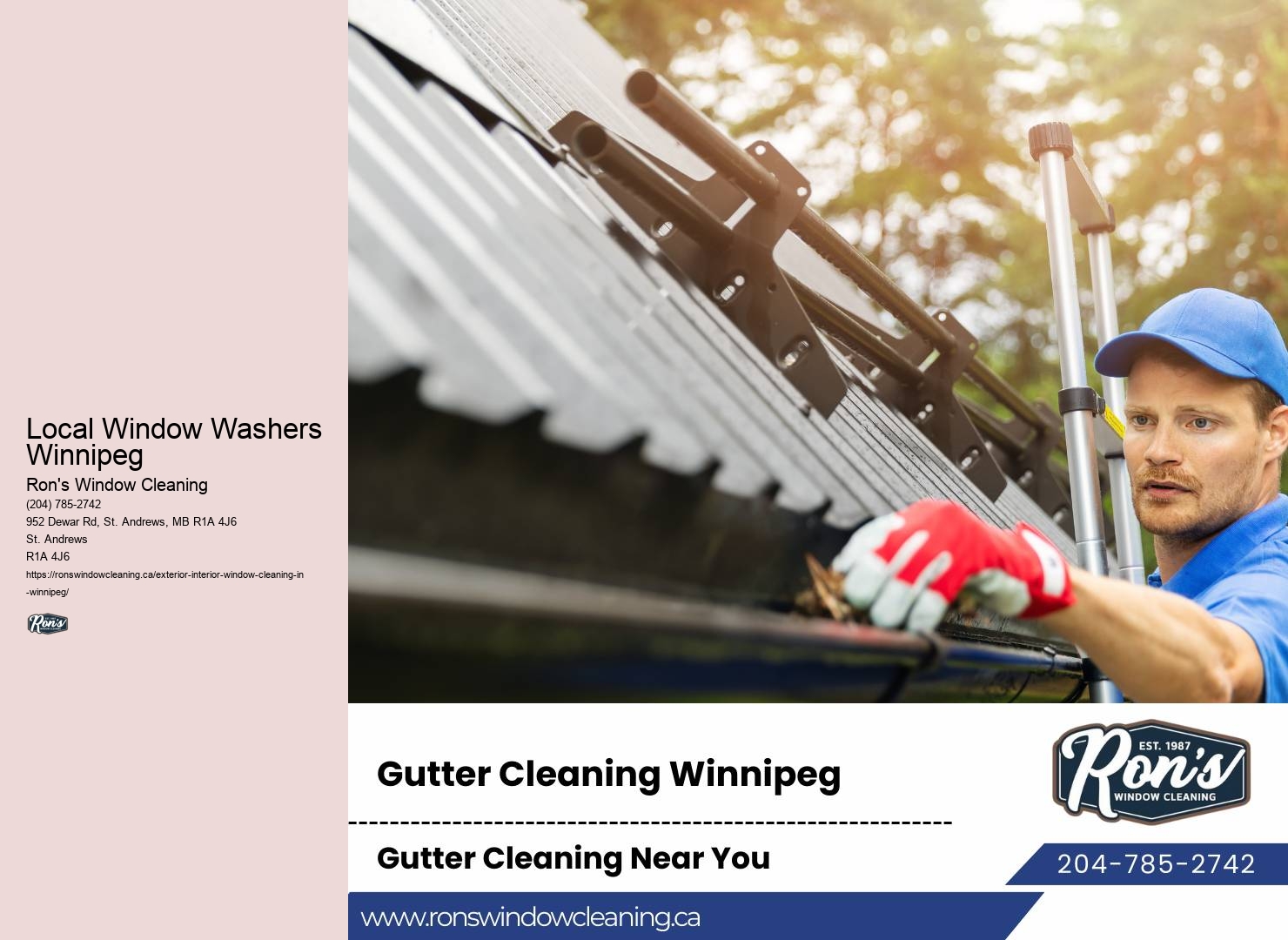 Window Cleaning Quotes Local Window Washers Winnipeg