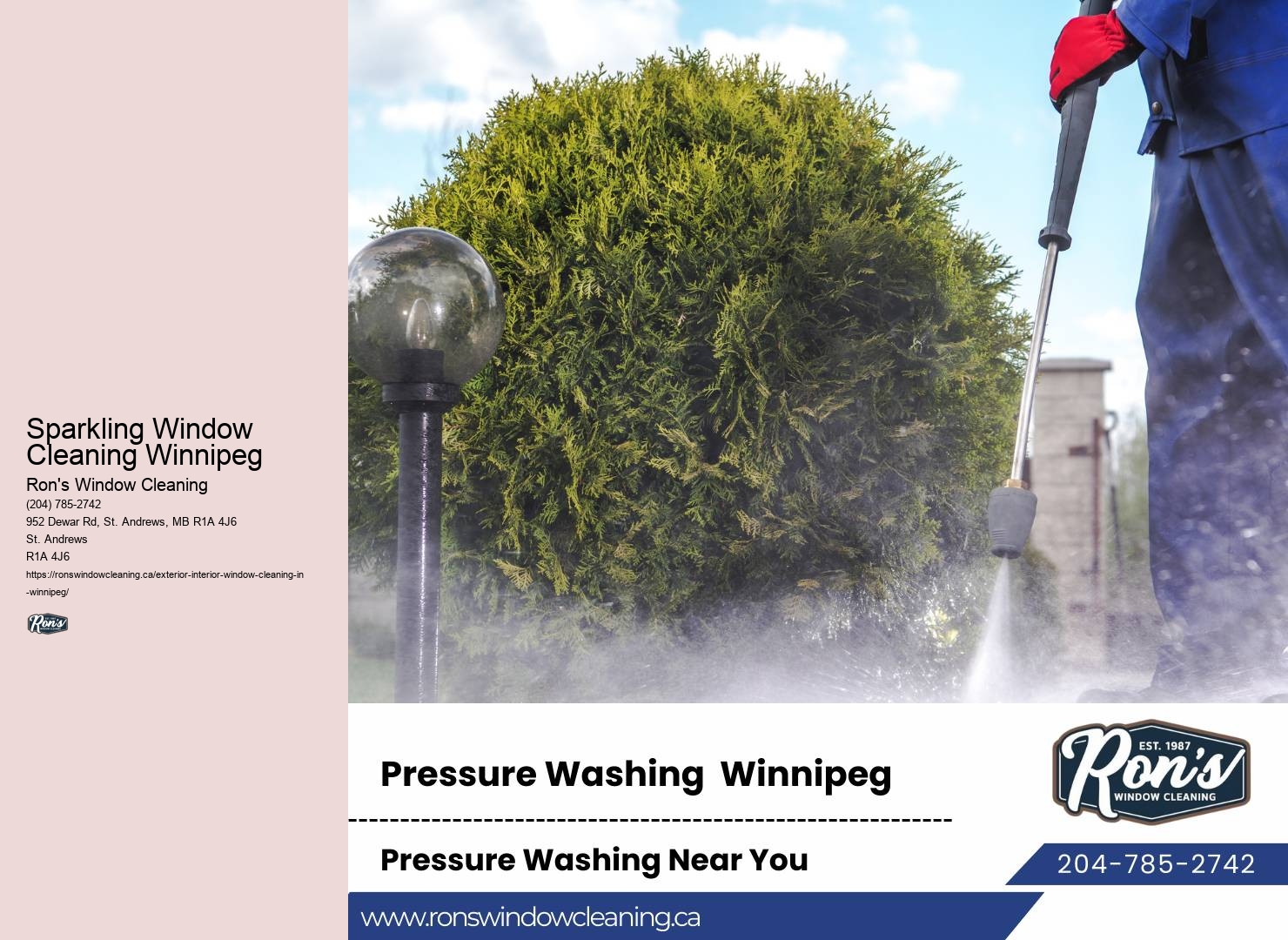 Sparkling Window Cleaning Winnipeg Local Window Services