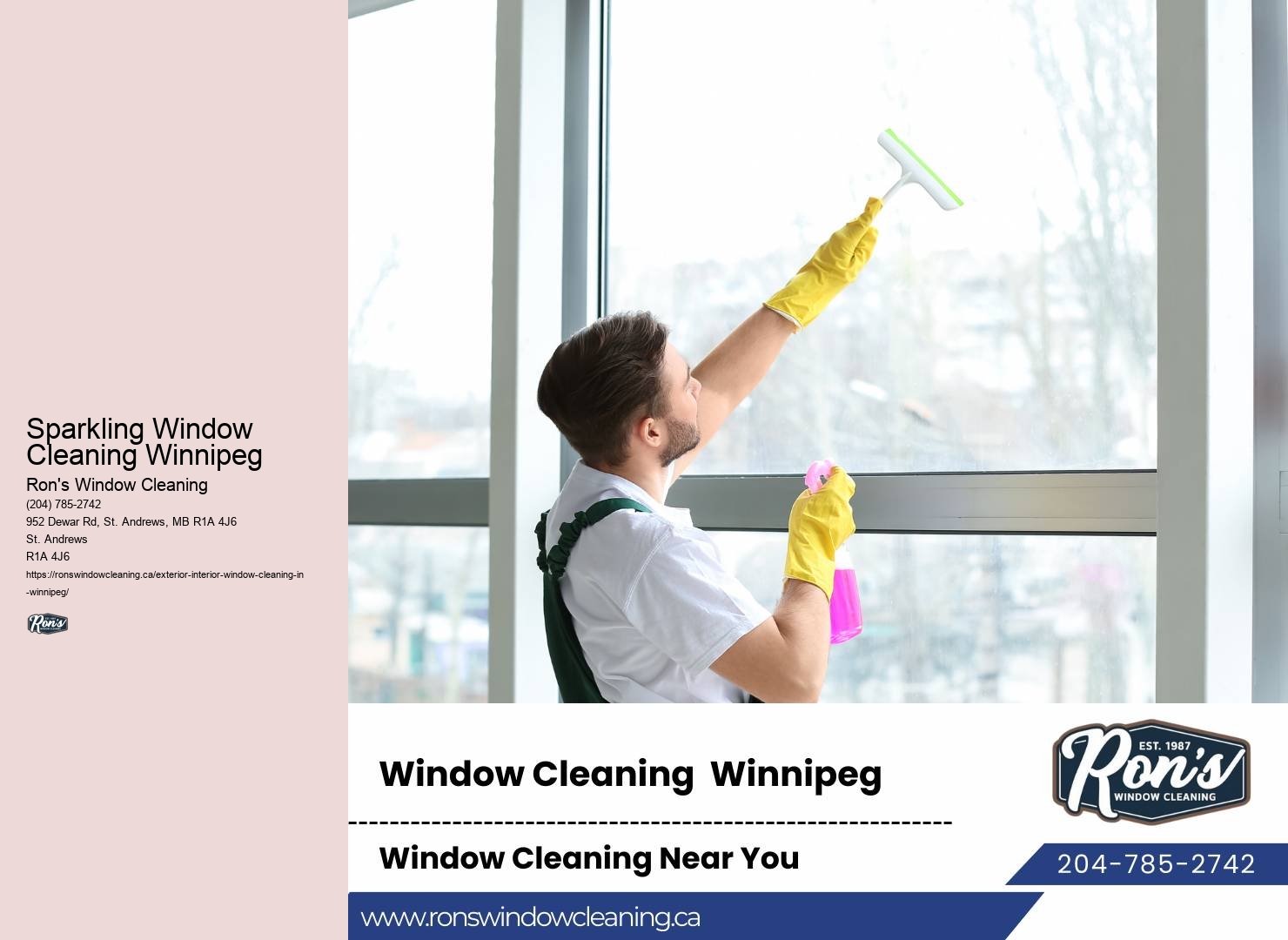 Comprehensive Window Cleaning Sparkling Window Cleaning Winnipeg