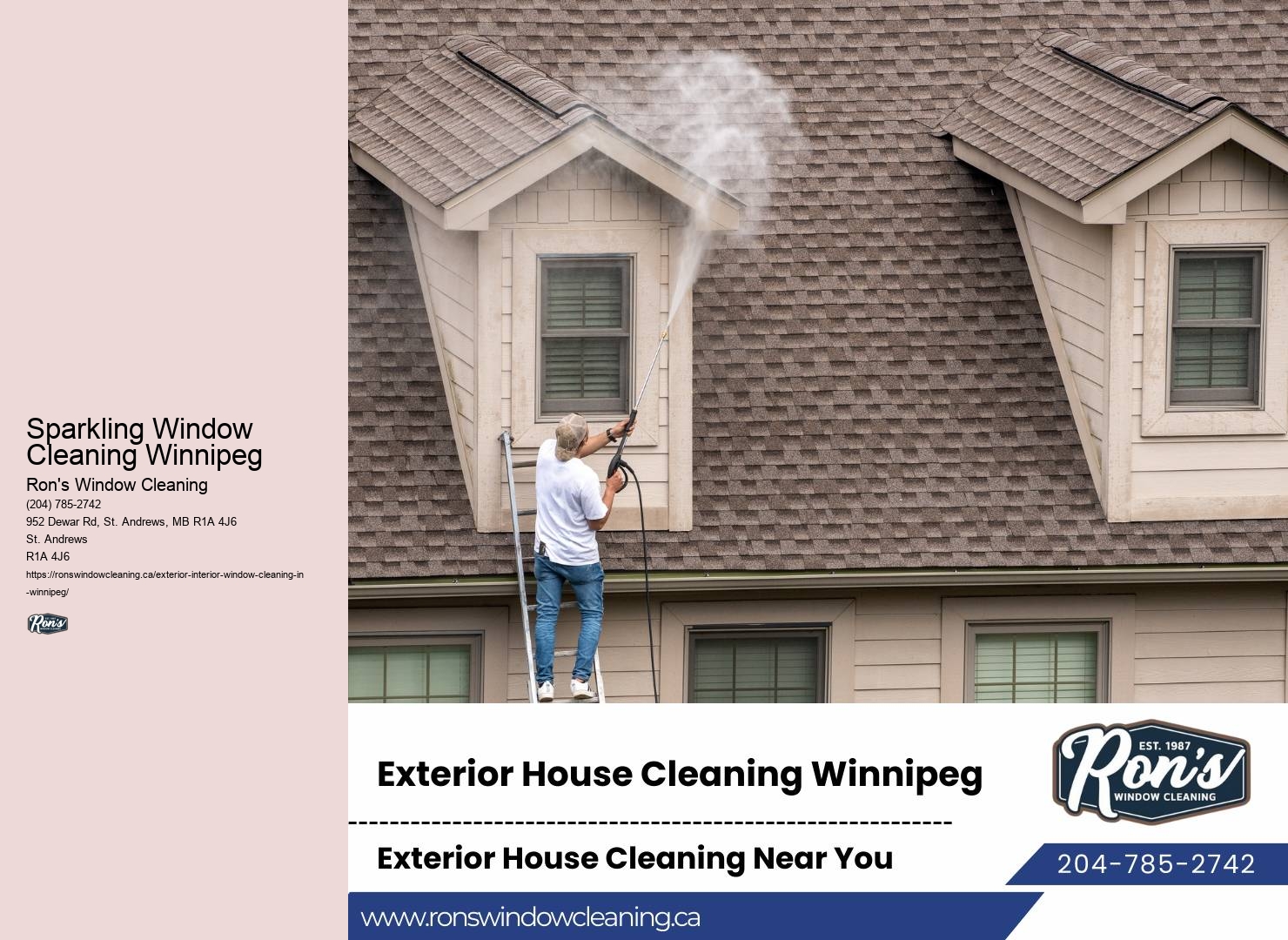 Window Washing Services Sparkling Window Cleaning Winnipeg