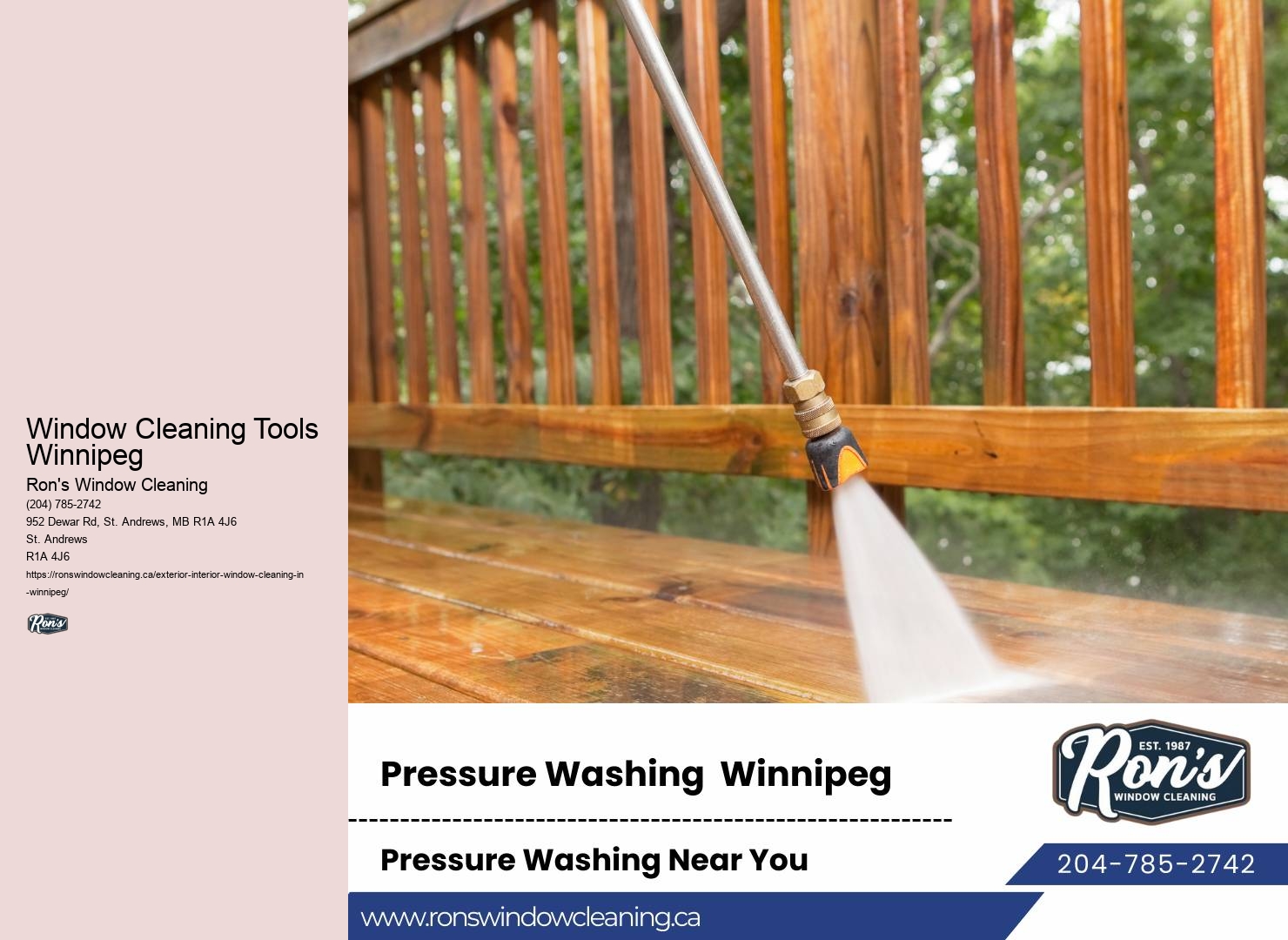 Detailed Window Cleaning Window Cleaning Tools Winnipeg