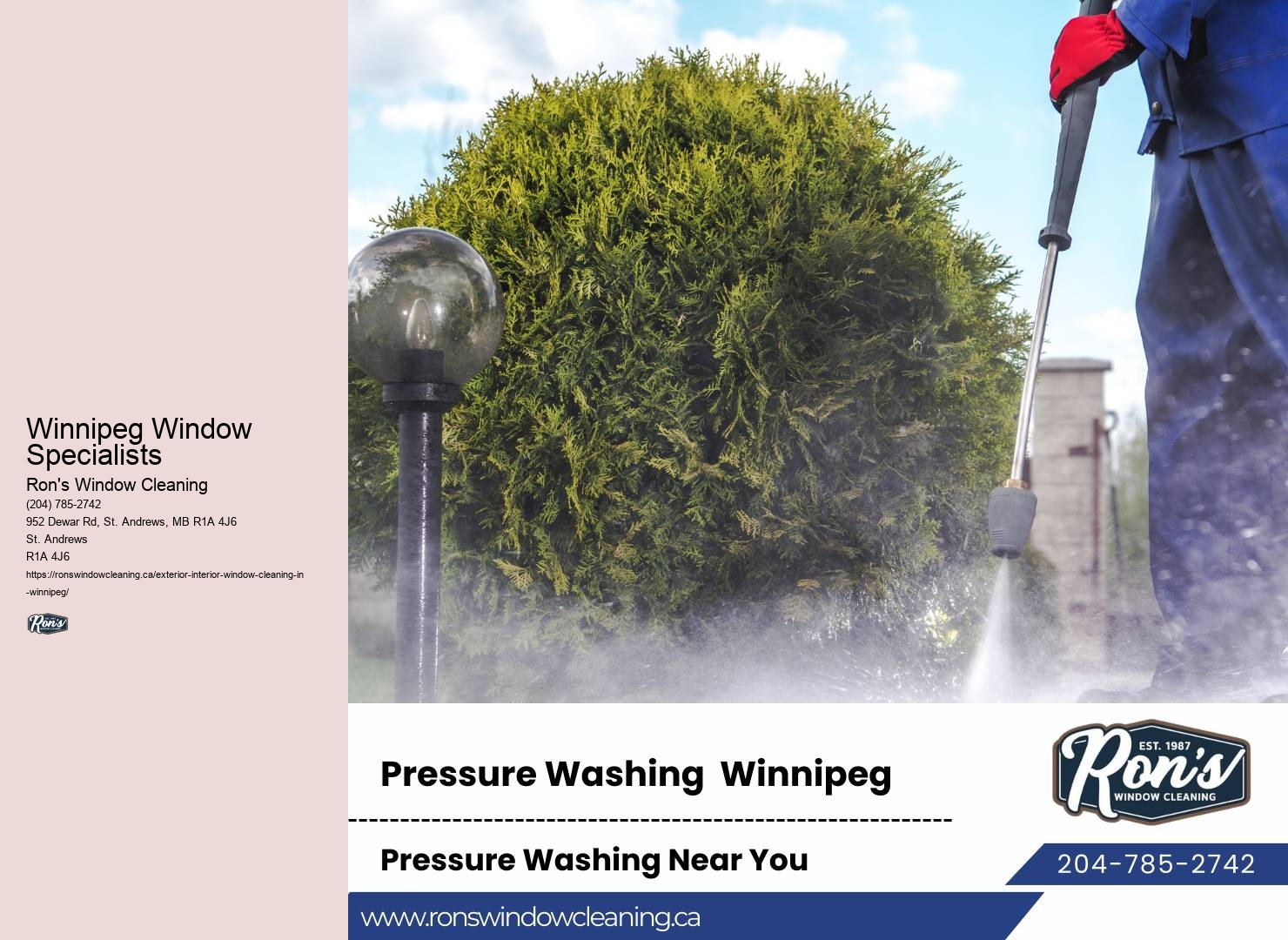 Window Cleaning Safety Standards Winnipeg Window Specialists